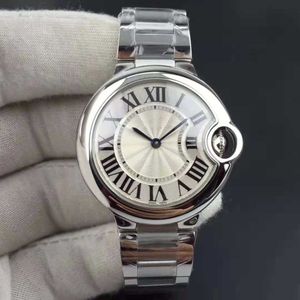 Relógio de Luxo 33mm V6 Case Cal: 057 Cinta de Aço Inoxidável Safira Sapphire Prova Espelho de Quartzo Movimento Homens Relógios