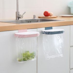 Kitchen Storage & Organization Garbage Organizer Portable Plastic Trash Cabinet Hanging Hook Pad Dry Shelf Holder Supplies Accessories