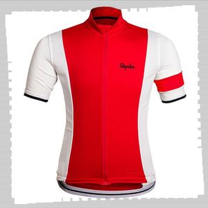 Pro Team Rapha Cykling Jersey Mens Sommar Snabb Torka Sport Uniform Mountain Bike T Shirts Väg Cykel Toppar Racing Kläder Utomhus Sportkläder Y21041377