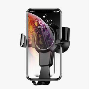 Gravity Car Mount Holder Air Vent Supporti per telefoni cellulari universali per iPhone Samsung Huawei Smartphone Android DHL Fast