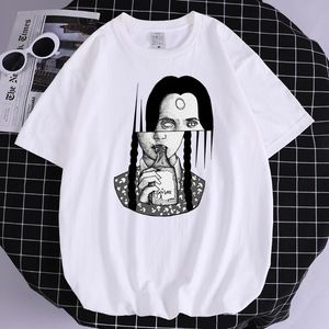 Mens Womens Unisex Camisetas Rua Imprimir 2021 Menina Venenosa Tee Roupas Crewneck Camisetas S-XXXL Respirável Casual Wear Anime2572