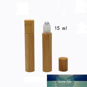 Storage Bottles & Jars 15ML Beauty Tool Bamboo Essential Oil Bottle, Cosmetic Roll On Perfume Container, Plastic Reagent Frangrance Bottle Factory price expert design