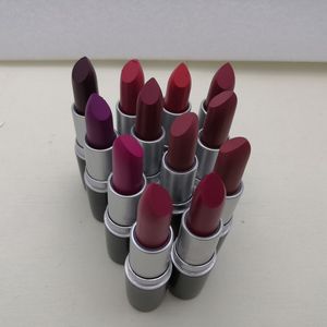 12 colloor rossetto opaco in velluto impermeabile Sexy Sexy Red Brown Pigments Trucco 3G Sweet odore + inglese Nome DHL