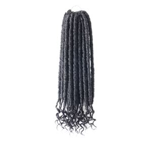 Hair Bulks African Braiding Pure Color Curly Braids 16 20 Inches Crochet Dreadlocks Extensions Wave Hairstyle Black Brown Blond