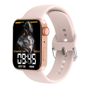 Wholesale android smart watches resale online - 2022 New IWO Series Smart Watch Inch DIY Face Wristbands Heart Rate Men Women Fitness Tracker T100 Plus Smartwatch For Android Xiaomi IOS Phone PK R7 W26 W37 T500