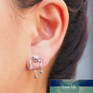 Punk cool groda örhängen för kvinnor flickor djur gotiska öron örhängen piercing kvinnliga koreanska smycken brincos fabrik pris expert design kvalitet senaste stil