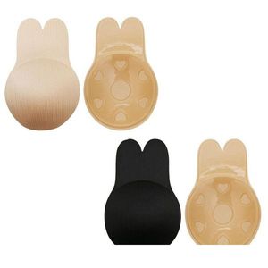 2021 Invisible BH Women Strapless Bh Adhesive Sticky Push Up Bras for Women Rabbit Brassiere Lingerie Bra