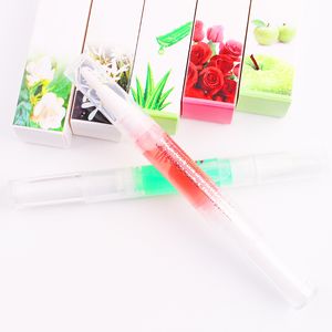 Nail Nutrition Oljebehandling Pen Cuticle Revitalizer Oils Förhindra Agnail Manicure Care Nails Art Treatmental Protector Tool