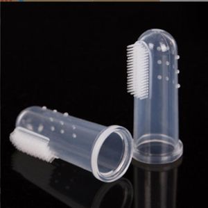 Super Soft Silicone Pet Dick Spazzolino da denti Teddy Dog Brush Denti Cura del bambino Spazzolino da denti Forniture per la pulizia