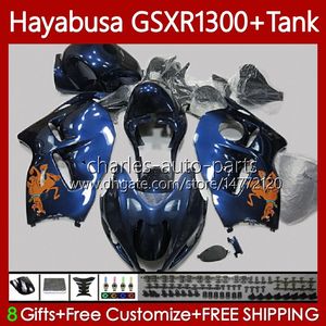 Carroçaria para Suzuki Hayabusa GSXR-1300 GSXR 1300 CC GSX-R1300 1996 2007 Bodys 74NO.321 GSXR1300 1300cc 96 97 98 99 00 01 Azul Orange GSX R1300 02 03 04 05 06 07 Feeding