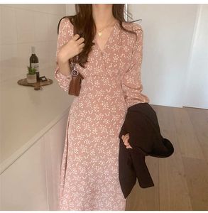 Artı Boyutu Çiçek Baskı Yaz Elbise Akşam Uzun Vintage Elbiseler Boy Uzun Kollu Plaj Kadın Elbise Robe Vestido Balo 210706