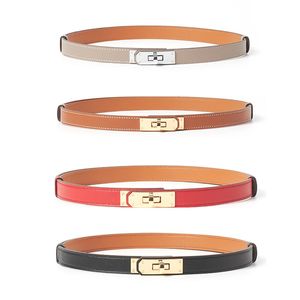 Cinturones de hebillas Kelly Falda de cuero femenina de la cintura delgada Decorativo regalo en venta
