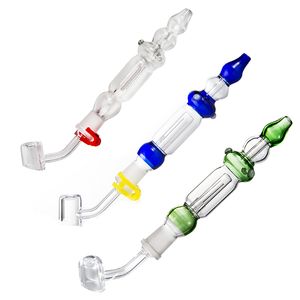 NC Hookah KitsオイルリグミニハンドパイプDABリグ喫煙アクセサリー10mm 14mmジョイントキットワックスナセクタコレクター45度の石英バンジャネイルパイプガラスウォーターボッツ