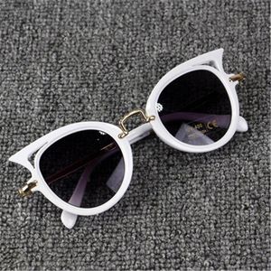 Çocuk Güneş Gözlüğü Kızlar Marka Kedi Göz Çocuk Gözlük Erkek UV400 Lens Bebek Sevimli Gözlük Shades Gözlük