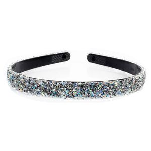 Simulerade kristall pärla rhinestones lyx hår tillbehör hårband sparkly vadderade hårband huvudbonad vita kvinnor huvudband instock otti