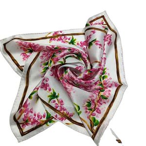 Custom Printed Silk Scarv med dubbelsidig utskrift halsduk