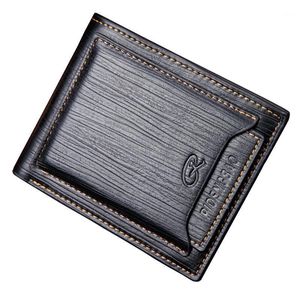 Wallets Pidengbao Brand Men's Purse Card Wallet Vintage Value Leather Money Short With Gift Box1