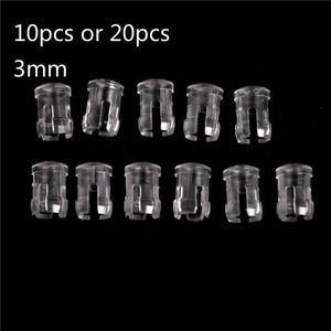 Lamp Covers & Shades 10pcs Or 20pcs Clear 3mm LED Light Emitting Diode Lampshade Protectors