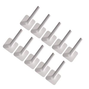Wholesale heavy duty sticky hooks for sale - Group buy 10pcs ABS Hooks Bathroom Wall mounted Heavy Duty Sticky Rails