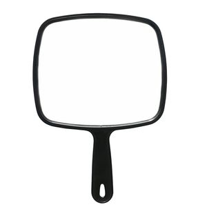 Professional Handheld Salon Barber Hair with Handle Household Ladies Makeup Portable Travel Camping Mirror