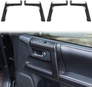 ABS Carbon Fiber Inner Door Handle Trim, 4pcs For Toyota 4Runner 10+