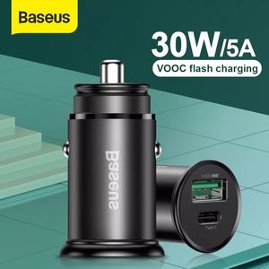 Baseus 30W PPS Quick 4A VOOC Flash Charging For OPPO R17 Pro Reno FindX One Plus 7Pro 6 6T QC3.0 Car Charger