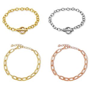 Trendy mody Toggle Class Homar Link Bransoletka Łańcucha 18 CM Biżuteria ze stopu Metalowa dla kobiet Sprzedaż bezpośrednia