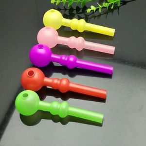 2021 New Arrived Colorful Glass Pipes Inch Pyrex Oil Burner Hand Glass Pipe Curved Oil Dab Rigs Smoking Pipes In
