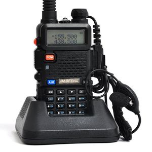 최저 가격 워키 토키 BAOFENG BF-UV5R 5W 128CH UHF + VHF 136-174MHz + 400-480MHz DTMF 양방향 라디오 휴대용 라디오