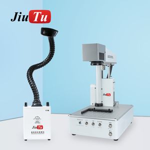 Jiutu 20W Fibra Marcatura Separazione Incisione Taglio Incisore Copertura posteriore del telefono cellulare Macchina laser in vetro Separatore