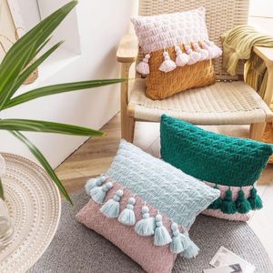 Almofada/travesseiro decorativo artesanato boho capa de almofada capa decorativa para o sofá de sala de estar decoração de casa travesseiro