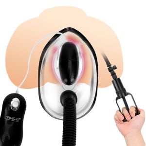 Giocattoli sexy per le donne Massaggio al seno Capezzolo Ventosa Stimolatore del clitoride Vibratore manuale della pallottola della pompa della fica della vagina