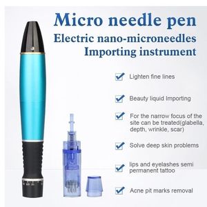 2021 Taibo Micro Ago Penna Elettrica Nano-Microneedles Beauty Machine Machine Scar Removal Anti-Puffiness Importing Strumento per uso domestico