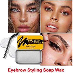 Brows Styling Soap Clear Eyebrow Setting Gel Brow Fix Wax Waterproof SweatProof Eyebrows Repair Liquid Balm Pomade Eye Makeup Kiss beauty