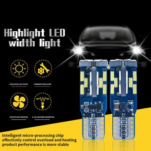 2x CANBUS W5W T10 LED-lampor 4014 30 SMD Auto Clearance Licens Plate Light Parkering Lampor Sido Interiör Ljus Super Bright White