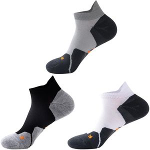 Sportsocken für Herren, kurze Röhre, Bootssocke, schweißabsorbierend, rutschfest, für den Außenbereich, Handtuch, Bodenbildung, Laufen, professioneller Schutz