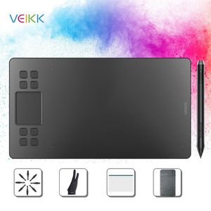 Veikk A50 Sanat Dijital Grafik Çizim Tablet Eğitimi ile 8192 Seviyeleri Pasif Kalem Online Öğretim Öğrenme