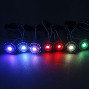 20 pcs 16mm diâmetro tampa transparente módulo de luz ip68 impermeável WS2811 IC led pixels corda cor digital dc5v 5050 RGB Navio livre D2.0