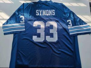 Rzadka koszulka piłkarska mężczyźni młode kobiety Vintage 33Toronto Argonauts Bill Symons Jerseys Rozmiar S-5xl Niestandardowy nazwa lub numer