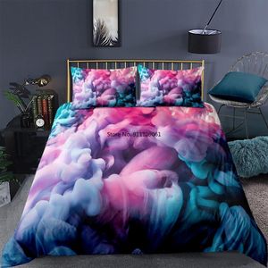 Bedding Sets Independent Style 3D Set Oil Paint Collision Pattern Printed Duvet Cover Pillowcase 2/3Pcs Single Twin Double Queen King