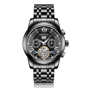 Factory montre de luxe mens automatic Mechanical watches 41mm full stainless steel sapphire super luminous 3ATM waterproof Wristwatches