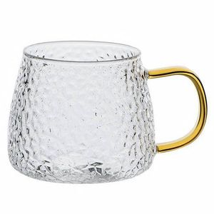 ハンドルミルクティーバードリンクウェアを飲むキッチン用品を飲むマグス透明ワイングラスカップ