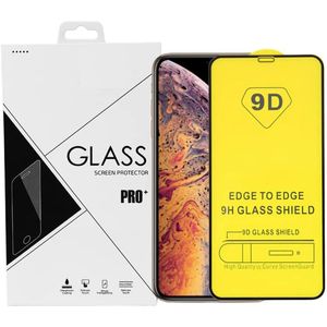Full omslag 9D Skyddande tempererat glasskärmsskydd för iPhone 13 12 11 Pro max 8 7 Samsung S21 Plus S20 Fe A13 A33 A53 A22 A32 A52 A72 A82 A42 A21S med detaljhandelspaket