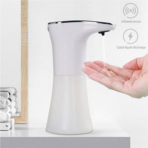 Alcohol/foam type/gel type USB rechargeable automatic sensor soap dispenser frosted design convenient for daily use 211206