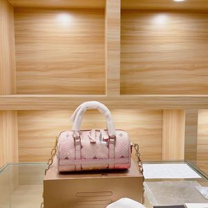 Damen-Einkaufstasche, Umhängetasche, echtes Leder, hochwertige Geldbörse mit Box-Kissen, Designer-Luxus-Handtaschen, Buchstabe M