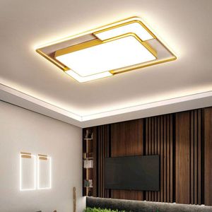 Minimalista Nordic Acrilico Lustro Quadrato Rettangolo Lampada Da Soffitto A LED Per La Camera Da Letto Soggiorno Sala Da Pranzo Corridoio Luci Lampadario Al Coperto