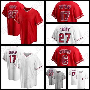 17 Shohei Ohtani Jersey 27 Mike Trout 6 Anthony Rendon Los 59 Jo Adell 20 Jared Walsh Beisebol David Fletcher Angeles Jack Mayfield Phil Gosselin Jose Rojas Max