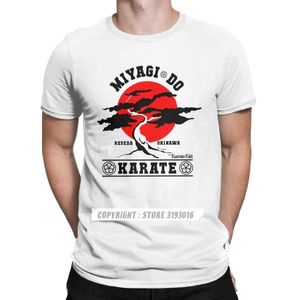 Karate Kid Miyagi Do Red Variant T Shirt Mężczyźni Bawełniane Tshirts Karate Kung Fu Fight Judo Mens Classic Christmas Tee 210629