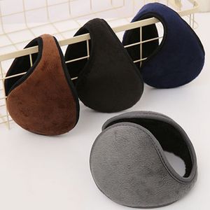 Windproof Earmuffs Men Women Ear Warm Protector Thicken Plush Winter Warm Fleece Earmuff Outdoor Cycling Warmer Soft Ear Muffs