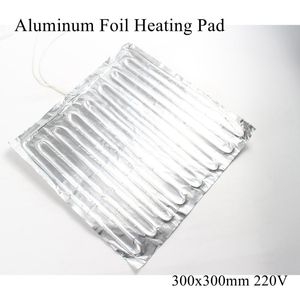 Carpets x300mm V Aluminum Foil Heating Pad Rubber Heat Mat Heated Bed Plate Heater Self adhesive Flexible Waterproof D Printer